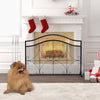 Freestanding Fireplace Screen Guard Spark Mesh Design Fire Guard Fire Panel