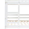 Kids Bunk Beds Wooden Single Size Bed Treehouse Bed Pine Wood Bed Frame White