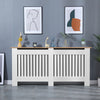 Modern Radiator Cover Small Large Wall Cabinet MDF Slats Wood Grill Furniture