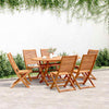 Folding Garden Chairs 6 pcs 51x66x95 Solid Wood Acacia E4H6
