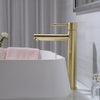 Bathroom Brass Sink Basin Faucet Mixer Vanities Taps Single Handle Brushed Gold