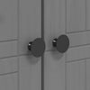 Wardrobe BODO Grey 101x52x176.5 Solid Wood Pine N2S6