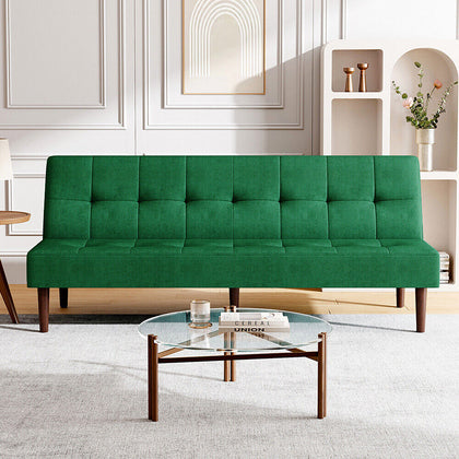 3 Seater Sofa Bed Sleeper Function Recliner Lounger Sofabed Fabric Upholstered