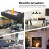 UK Fireplace Patio Heater Tabletop Fire Pit Bio Ethanol Burner Indoor Livingroom