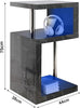 Small Side Table With Storage LED High Gloss Sofa End Coffee Table Living Room