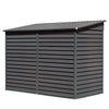 9x5ft Garden Storage Shed Metal Outdoor Bicycle Tool House Organizer Sloped Roof