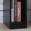 Slim Tall Bedside Table Cabinet with Drawer & Storage Space for Bedroom