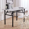 Folding Computer Desk Wooden Foldable Study Writing Table Laptop Home Office PC