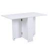 Mobile Drop Leaf Dining Table Folding Desk SpaceSaving Kitchen Storage Breakfast