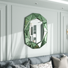 Large Decorative Wall Mirror Uneven Beveled Glass Frame Living Room Cupboard Dec