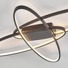 Modern Oval Planet Chandelier Light LED Ceiling Lights Dining Living Room Decor