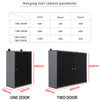 XL Wall Mounted Tool Cabinet Lockable Door Metal Tool Organizer Workshop Garage