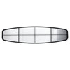 38x120CM WINDOW STYLE MIRROR LIVING ROOM DECOR HALLWAY GARDEN WALL GLASS (BLACK)