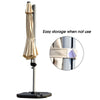 3.3m Patio Offset Cantilever Umbrella Outdoor Round Hanging Market Parasol