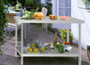 Stainless Steel Kitchen Work Top Bench Catering Table 47x24" Commercial 4x2ft