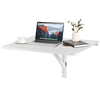 Wall Mounted Folding Table Home 80cm Drop-Leaf Floating Writing Desk Side Table