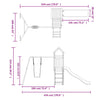 Outdoor Playset Impregnated Wood Pine vidaXL