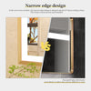 Oversize Anti-Fog LED Bathroom Mirror with Illuminated Lights Elegant Gold Edge