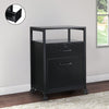 Lockable Office File Document Cabinet Standing Unit Filing Storage Trolley Keys