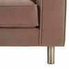 Dusk Soho Mauve Matte Velvet Loveseat RRP £329