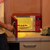 COMFEE Retro Digital Microwave Oven 800W 20L W/ 8 Auto Menus 5 Cooking Power