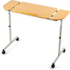 Adjustable Height Tilting Over Bed Table or Over Chair Table & Lockable Castors