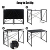 100 cm Folding Desk Foldable Computer Desk Table No Assembly Home Office Table