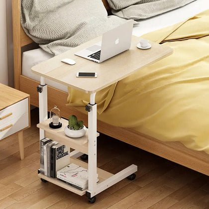 Adjustable Laptop Table Notebook Desk Computer Trolley Sofa Bed Breakfast Stand