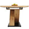 Extendable Table 119-158.5 x 80 cm Kitchen Table Wooden Effect Telescopic Table