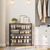 Shoe Rack Shoe Storage with Adjustable Mesh Shelves 16-20 Pairs of Shoes