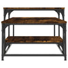 Coffee Table Smoked Oak 102x60x45 cm Engineered Wood HOT