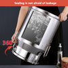 28L Stainless Steel Milk Can Tank Barrel Milk Canister Wine Pail with Sealed Lid