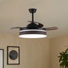 42" Invisible Ceiling Fan Lamp with Remote Ceiling Light Adjustable Wind Speeds