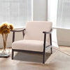 Velvet Armchair Tub Chair Lounge Sofa Occasional Accent Reception Seat Wood Legs
