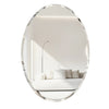 LUVODI High Definition Frameless Oval Wall Mirror for Bathroom/Vanity Bevel Edge