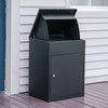 Parcel Drop Delivery Parcel Secure Container Courier Package Postbox With 2 Keys