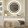 Large Wall Mounted Round Bathroom Mirror Premium Backlit Vanity Mirror 600/800m