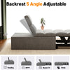 Sofa Bed,Sleeper Chair Bed with Adjustable Backrest, Pull Out Chaise Lounge UK
