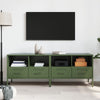 TV Cabinets 2 pcs Olive Green 68x39x50.5 Cold-rolled Steel S7V7