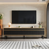 Modern TV Stand Storage Low Cabinet With 4 Doors TV Unit Sideboard Living Room