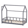 Tree House Design Kids Bed Frame Grey Canopy Bedroom Bedstead Boys Girls Wooden