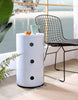 Round Storage Unit Bathroom Cabinet Chest Cupboard Side Table Vintage Postbox UK