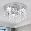Modern Crystal Ceiling Light Pendant Light Chandelier LED Lamp Bedroom Hallway