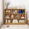 3-Tier Freestanding Storage Organizer 10-Cube Bookshelf with 2 Anti-Tipping Kits