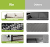 Rattan Garden Furniture Set Seater Wicker Patio Lounge Sofa Chair Table Cushion