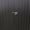 Garden Shed Galvanised Metal Shed Outdoor Tools Bike Storage House Anthracite UK