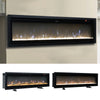 40/50/60/70/80/100 inch Insert/ Wall Mounted LED Fireplace Electric Inset Fire