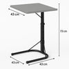 Black Grey Folding Laptop Table Tilt Angle,Height Adjustable Portable Sofa New