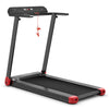 Foldable Electric Treadmill with APP Control & LED Display-Red