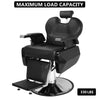 Luxus Heavy Duty Barber Chair Hair Beauty Salon Spa Equipment Recline 360 Swivel